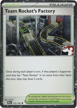 Team Rocket's Factory 173 - Holofoil Prize Pack Series Cards - Uncommon