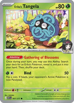 Erika's Tangela 007/217 ME Ascended Heroes - Common