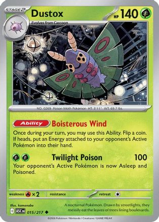 Dustox 015/217 ME Ascended Heroes - Uncommon