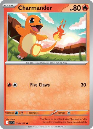 Charmander 020 ME Ascended Heroes - Common