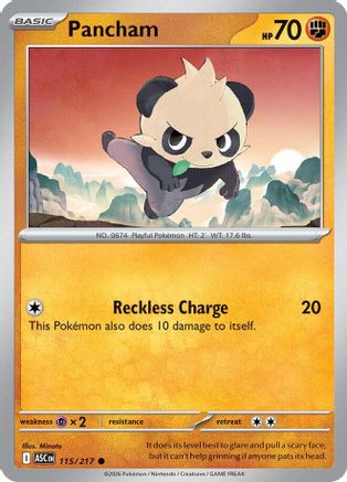 Pancham 115 ME Ascended Heroes - Common