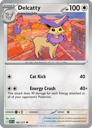 Delcatty 166 ME Ascended Heroes - Uncommon