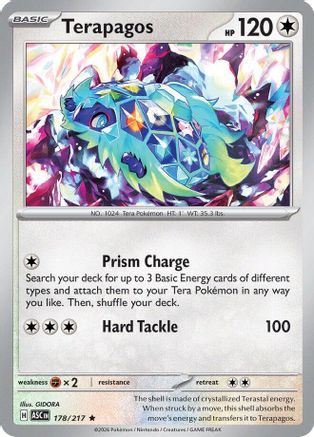 Terapagos 178 - Holofoil ME Ascended Heroes - Rare