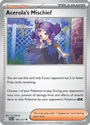 Acerola's Mischief 180 ME Ascended Heroes - Uncommon