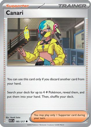 Canari 185/217 ME Ascended Heroes - Uncommon