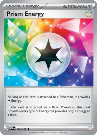 Prism Energy 216 - Reverse Holofoil ME Ascended Heroes - Uncommon