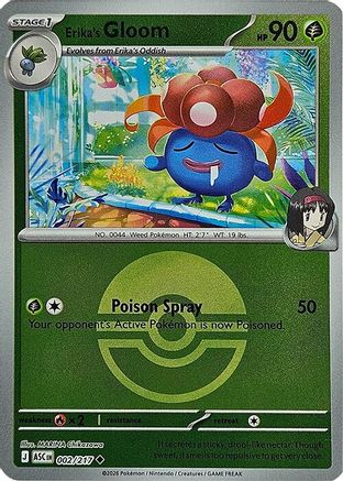 Erika's Gloom (Poke Ball) 002 - Reverse Holofoil ME Ascended Heroes - Uncommon