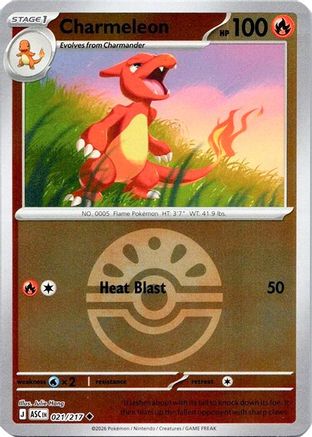 Charmeleon (Friend Ball) 021 - Reverse Holofoil ME Ascended Heroes - Uncommon