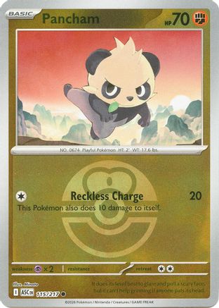 Pancham (Love Ball) 115 - Reverse Holofoil ME Ascended Heroes - Common