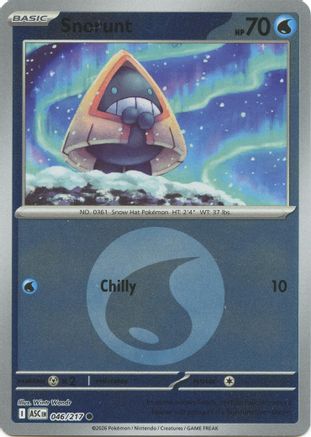 Snorunt (Energy Symbol Pattern) 046/217 - Reverse Holofoil ME Ascended Heroes - Common
