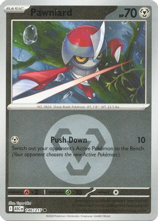 Pawniard (Energy Symbol Pattern) 146 - Reverse Holofoil ME Ascended Heroes - Common