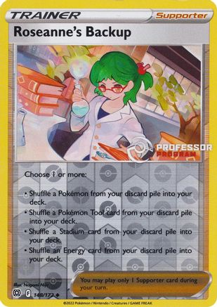 Roseanne's Backup 148 - Reverse Holofoil Professor Program Promos - Uncommon