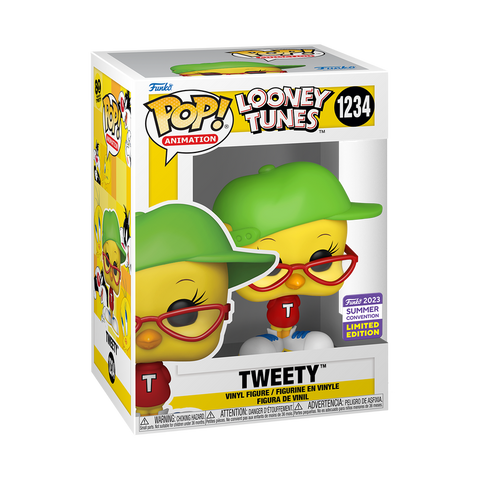 FUNKO POP! TELEVISION LOONEY TUNES TWEETY in Sweater #1234 [2023 SDCC SHARED EXCLUSIVE] *PREORDER*