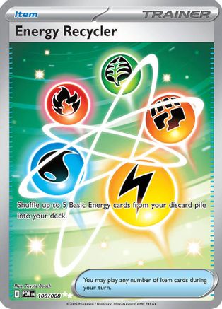 Energy Recycler 108 - Holofoil ME03 Perfect Order - Ultra Rare