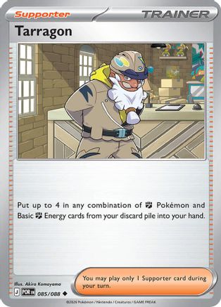 Tarragon 085/088 - Reverse Holofoil ME03 Perfect Order - Uncommon