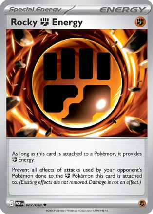 Rocky Fighting Energy 087 - Holofoil ME03 Perfect Order - Rare