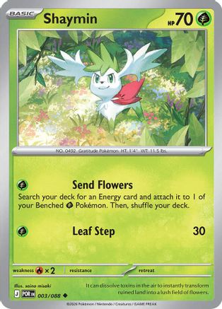 Shaymin 003 ME03 Perfect Order - Uncommon