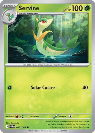 Servine 005 - Reverse Holofoil ME03 Perfect Order - Common