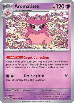 Aromatisse 036 - Reverse Holofoil ME03 Perfect Order - Uncommon