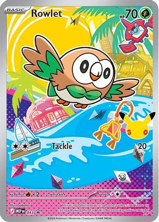 Rowlet 043 - Holofoil ME Mega Evolution Promo - Promo