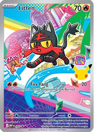 Litten 044 - Holofoil ME Mega Evolution Promo - Promo