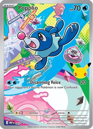 Popplio 045 - Holofoil ME Mega Evolution Promo - Promo