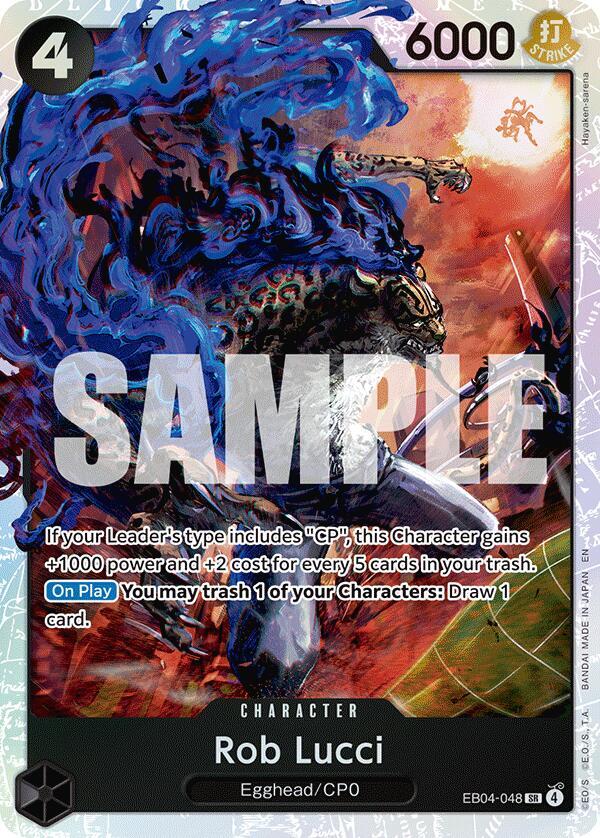 One Piece TCG - Rob Lucci - Adventure on Kami's Island (OP15-EB04)