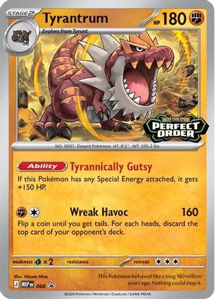 Tyrantrum 066 ME Mega Evolution Promo - Promo