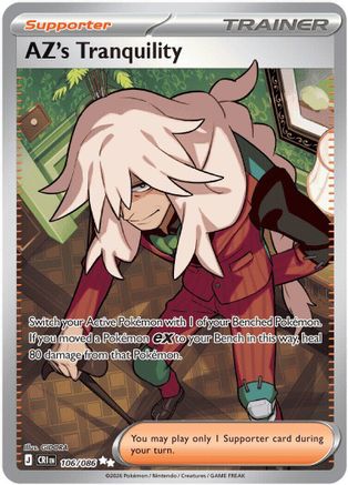 AZ's Tranquility 106/086 - Holofoil ME04 Chaos Rising - Ultra Rare