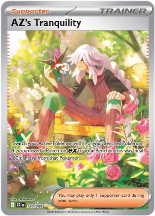AZ's Tranquility 120/086 - Holofoil ME04 Chaos Rising - Special Illustration Rare