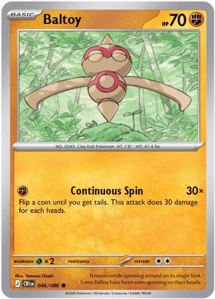 Baltoy 046 ME04 Chaos Rising - Common