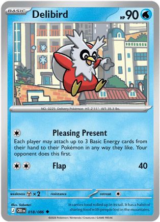 Delibird 018 ME04 Chaos Rising - Uncommon