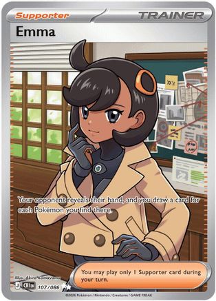 Emma 107/086 - Holofoil ME04 Chaos Rising - Ultra Rare