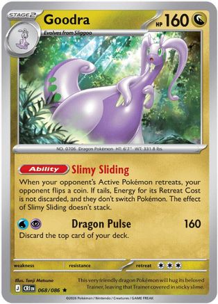 Goodra 068 - Holofoil ME04 Chaos Rising - Rare