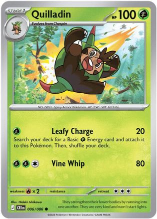 Quilladin 006 ME04 Chaos Rising - Common