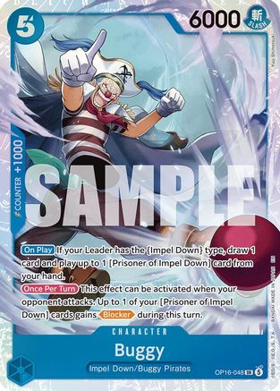 Buggy (OP16-048) - The Time of Battle Foil