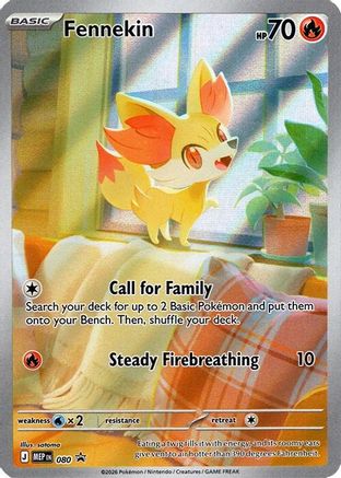 Fennekin 080 - Holofoil ME Mega Evolution Promo - Promo