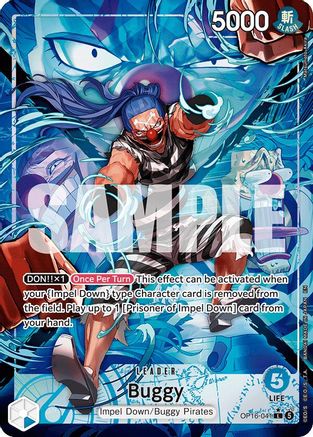 Buggy (041) (Alternate Art) (OP16-041) - The Time of Battle Foil