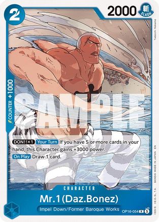 Mr.1(Daz.Bonez) (OP16-054) - The Time of Battle Foil