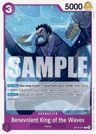 Benevolent King of the Waves (OP16-071) - The Time of Battle