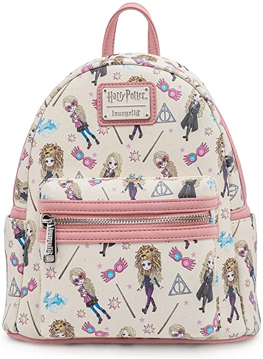 LOUNGEFLY Harry Potter Luna Lovegood Aop Mini Backpack MyPops