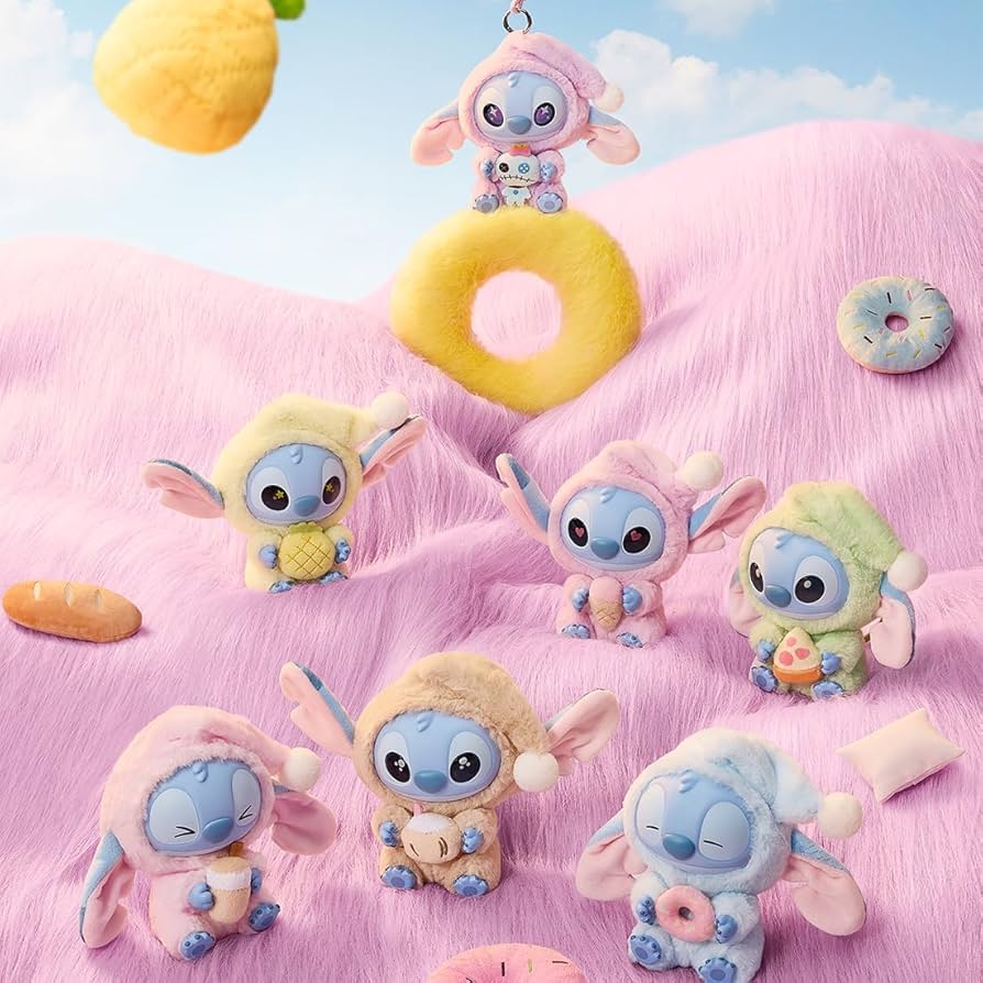 Miniso: Disney - Eat Something Before Sleep Stitch Plush Blind Box