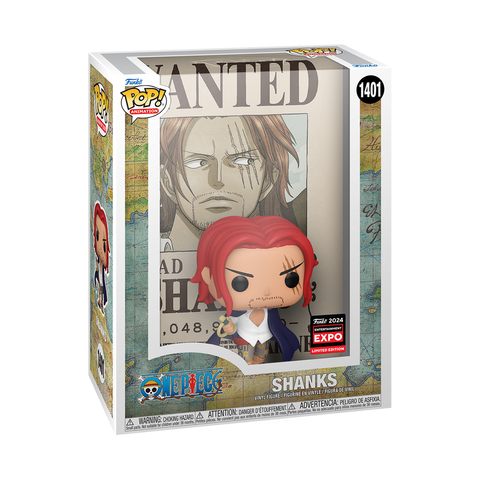 FUNKO POP! ANIME MOVIE POSTER ONE PIECE SHANKS #1401 [C2E2 Shared Entertainment EXPO] *PREORDER*