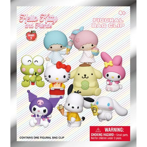 Hello Kitty and Friends Series 5 3D Foam MYSTERY Bag Clip