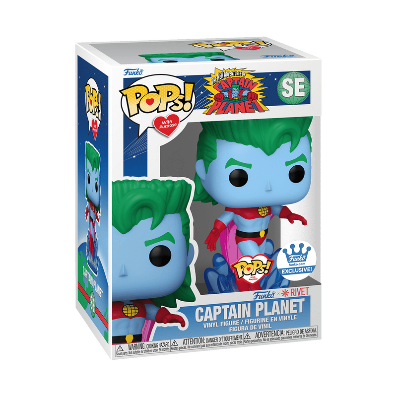 FUNKO POP! CAPTAIN PLANET #SE (FUNKO SHOP EXCL.) *PREORDER*