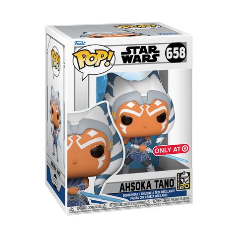 FUNKO POP! STAR WARS - AHSOKA TANO WITH LIGHTSABER #658 [TARGET EXCLUSIVE] *PREORDER*