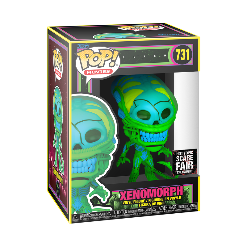 FUNKO POP! XENOMORPH (BLACK LIGHT) #731 (HOT TOPIC SCARE FAIR) *PREORDER*