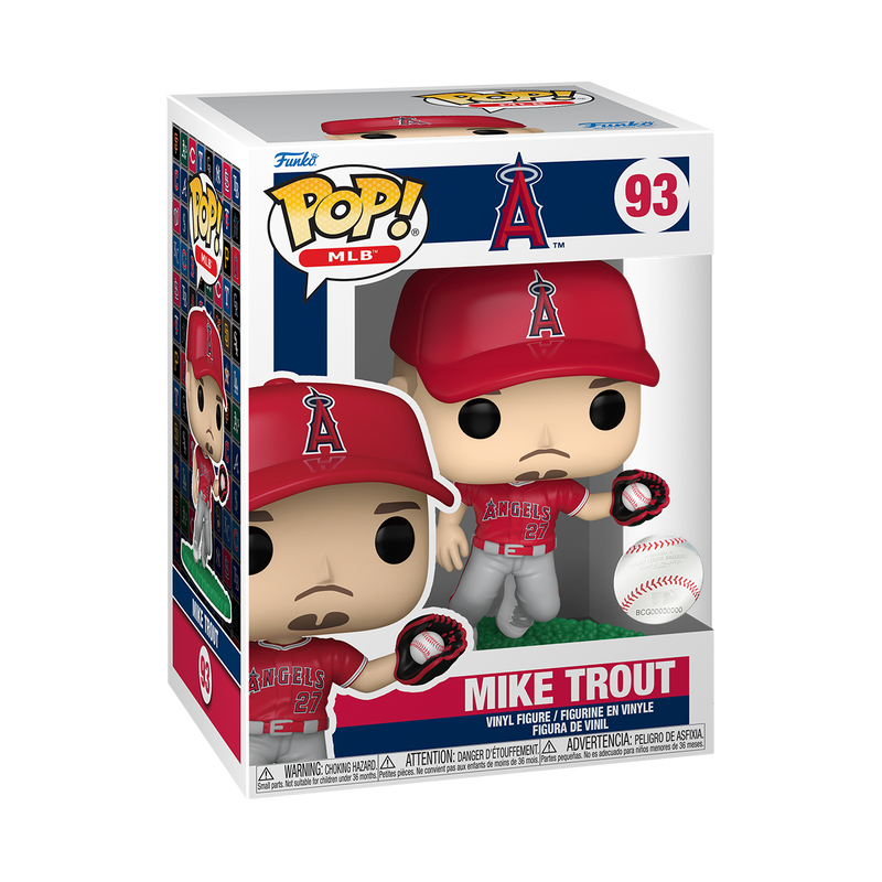Funko Pop! Sports: MLB - Mike Trout (LA Angels - Catching Pose) #93