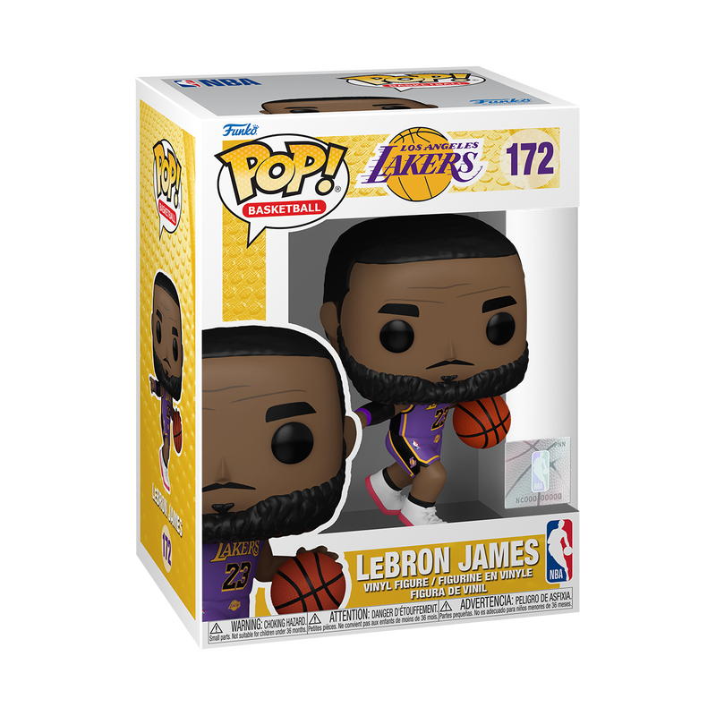 FUNKO POP! NBA LA LAKERS LEBRON JAMES POINTING (PURPLE JERSEY) #172