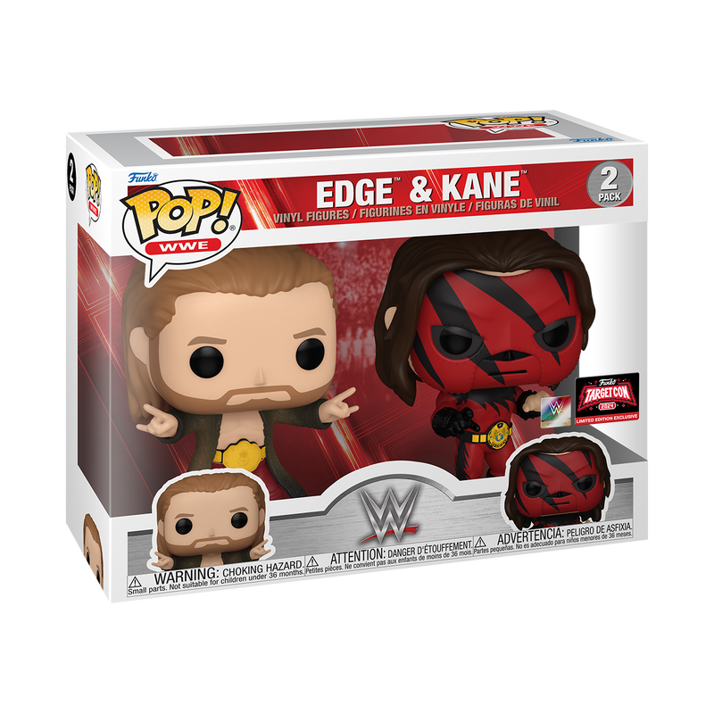 Funko Pop WWE Edge Kane 2pk 2024 TargetCon Exclusive PREORDER